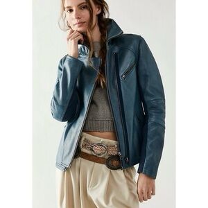 We The Free
Free People × We The Free Cora Leather Jacket/ Size XS